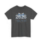 2026 Happy New Year Tee Festive Blue Bow New Year T-Shirt