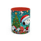 Beagle Christmas Mug | Accent Coffee Mug