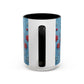 Santa Snowflake Pattern Mug | Accent Coffee Mug