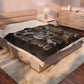 Velveteen Plush Blanket — One Piece Straw Hat Skull Pirate Throw