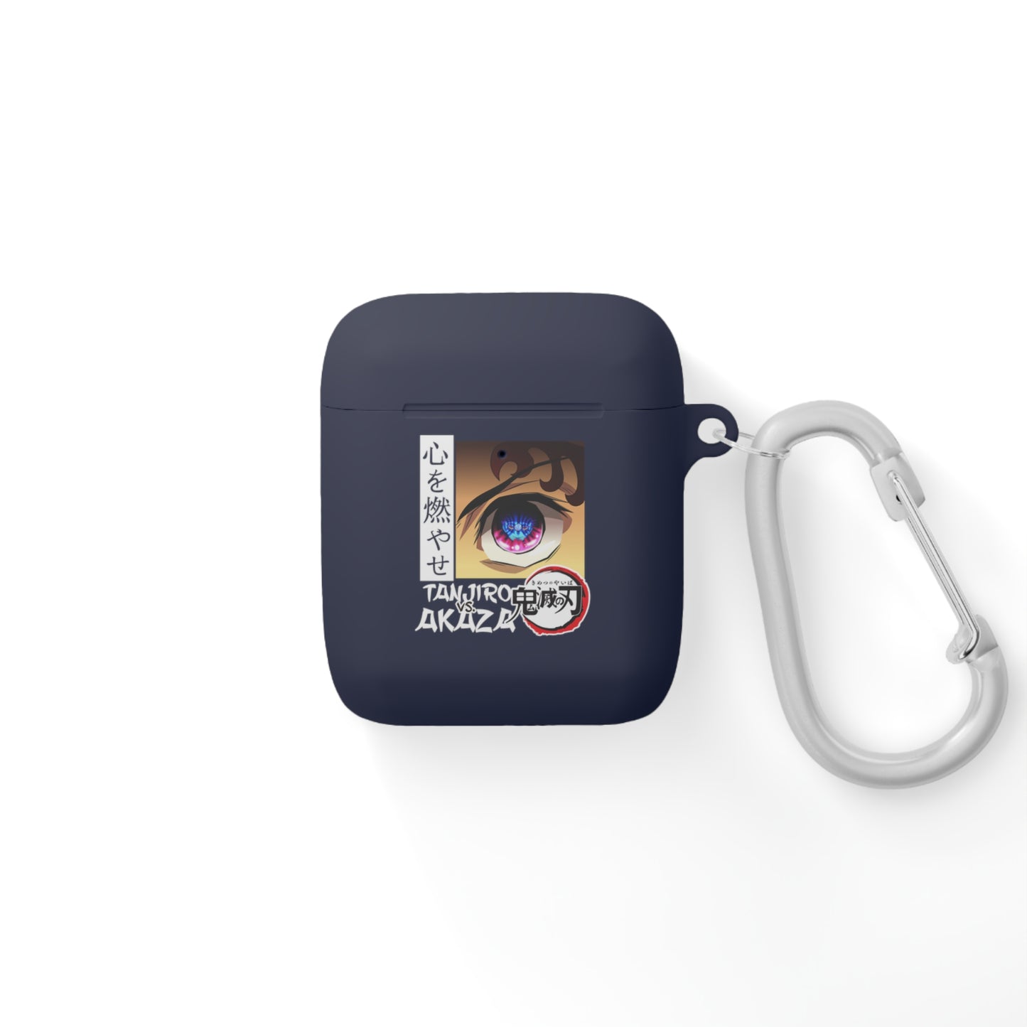 Anime Eye Illustration AirPods Case | Akaza Demon Slayer Inspired