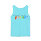 loud and proud! rainbow text Tank Top | Pride LGBTQ+ apparel