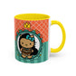 Kawaii Princess Girl Illustration Mug | Accent Coffee Mug 11oz 15oz