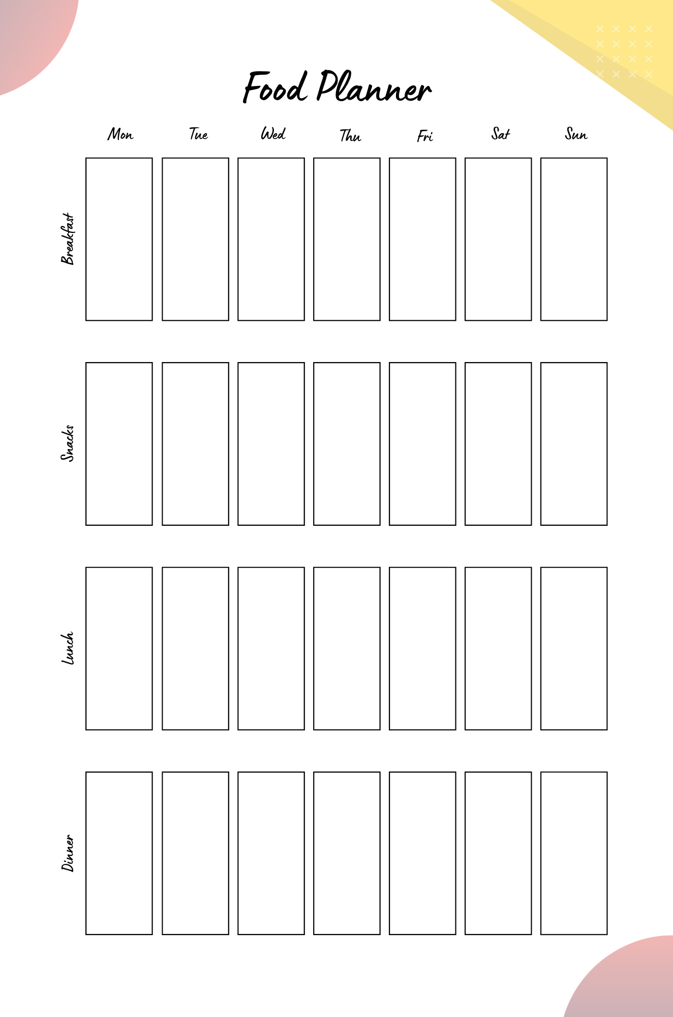 12 Week Weight Loss Planner | Digital Download