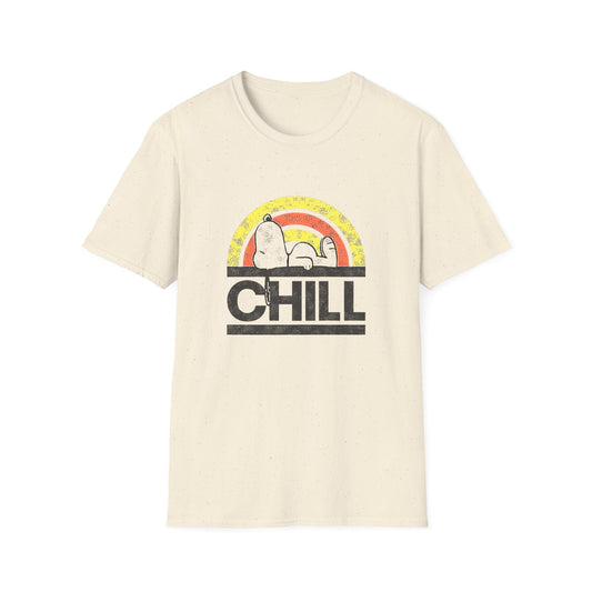 Chill Snoopy Retro Rainbow T-Shirt