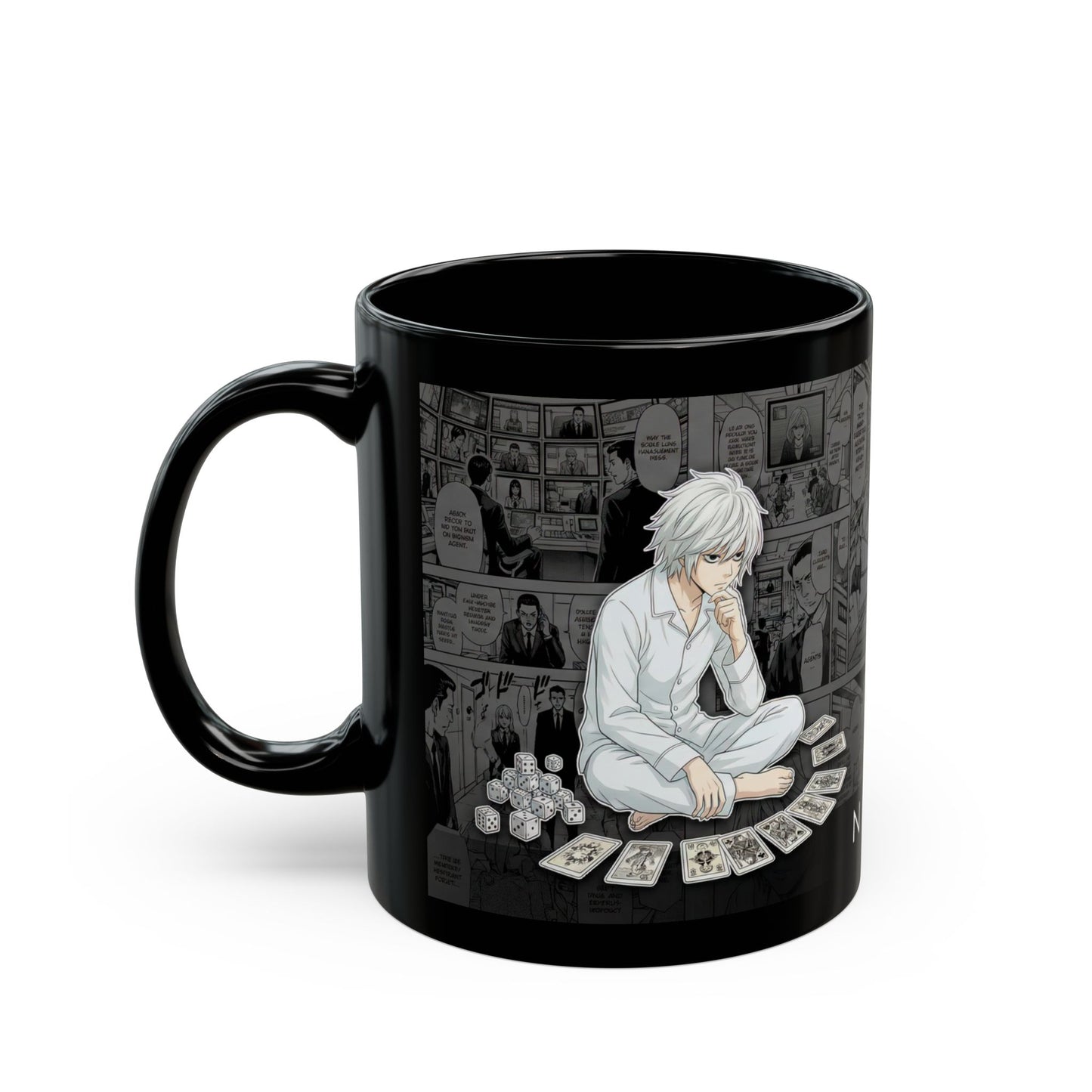 Near Anime Mug — Death Note Inspired Black Coffee Cup (11oz & 15oz)