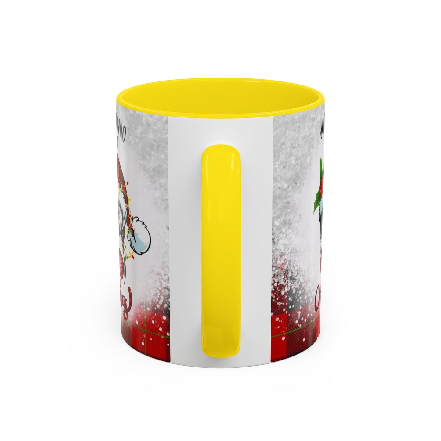 Just a Girl Who Loves Christmas Skull Mug | Accent Coffee Mug 11oz/15oz