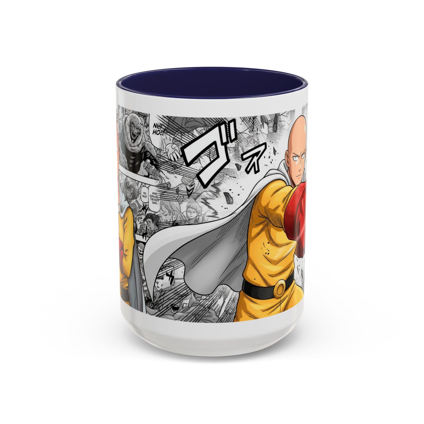 Anime Fist Coffee Mug  Dynamic Manga Collage Accent Mug (11/15 oz)