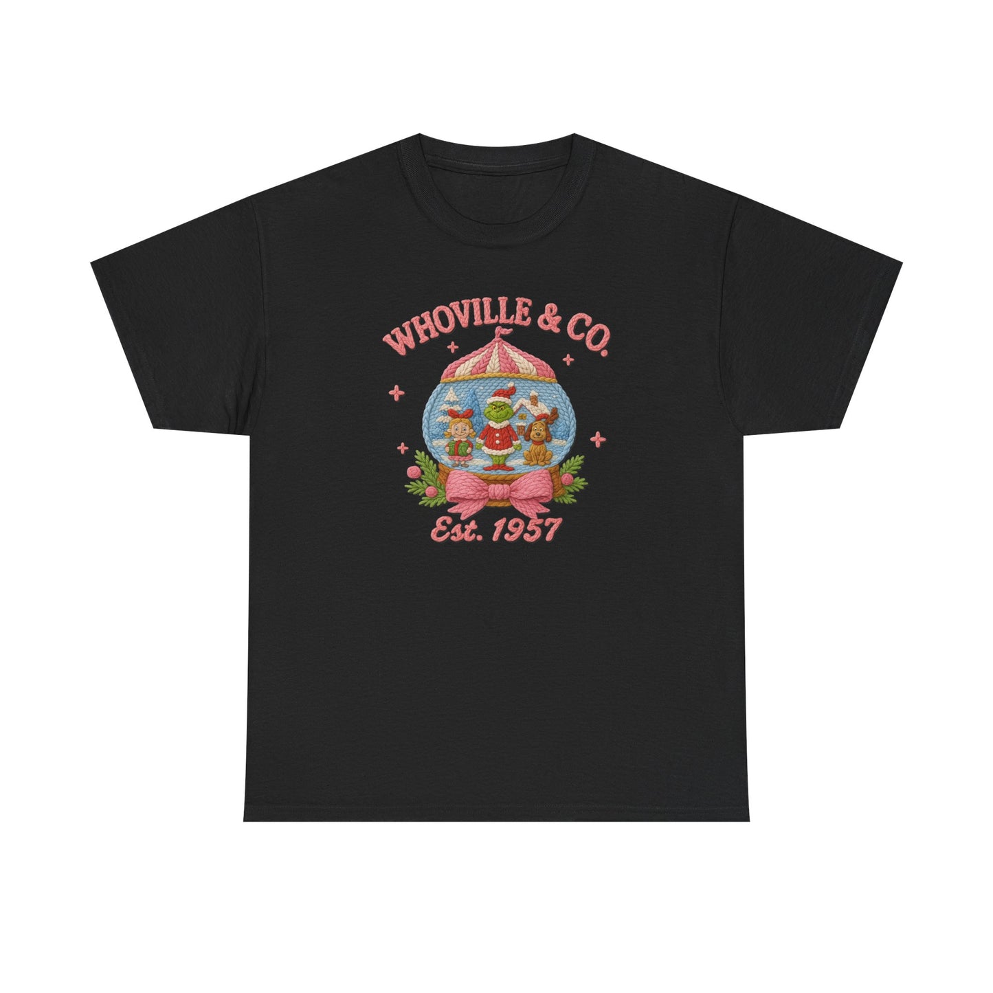 Whoville Snow Globe tee | Christmas Dr. Seuss inspired shirt, holiday village design
