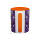 Purple Santa Snowflake Mug | Accent Coffee Mug