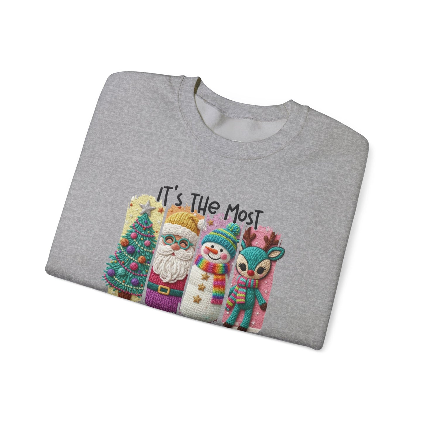 Whimsical Christmas Characters Tee | Santa Snowman Reindeer Holiday Shirt