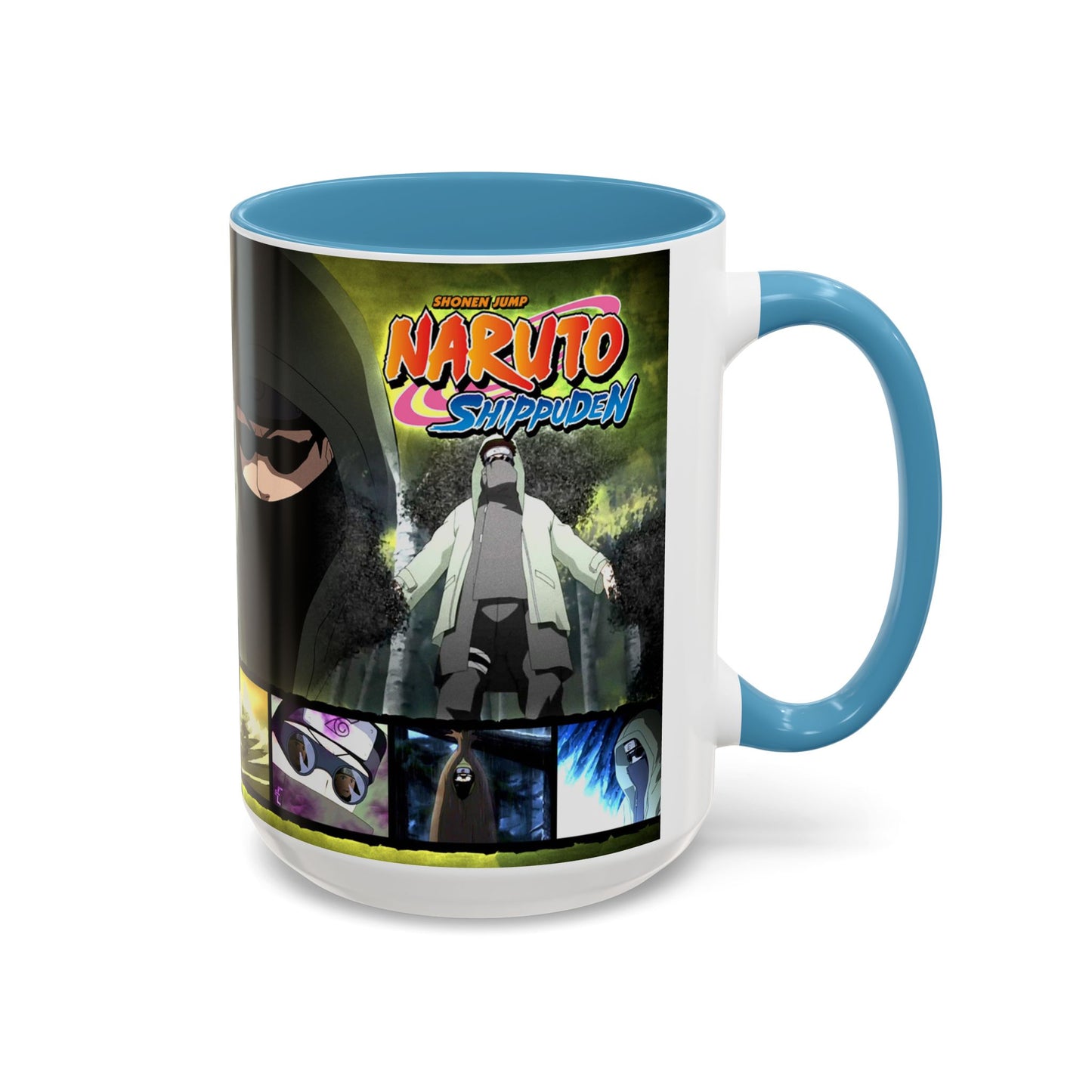 Naruto Shippuden Shino Aburame Accent Coffee Mug  Anime Character Fan Gift (11/15oz)