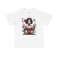 Queen of Hearts Playing Card tee | Retro Pinup Card Art, Heart Motif