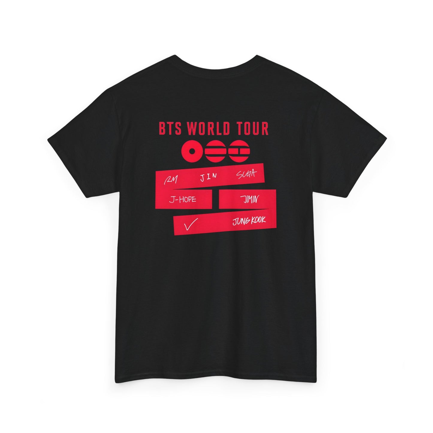 BTS World Tour Jin Photo Tee | K-Pop Band Shirt