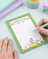 Keroppi-Inspired Notepad | Cute Desk Essential for School, Work &amp; Journaling