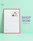 Red Beagle-Inspired Notepad | Cute Desk Essential & Back-to-School Must-Have
