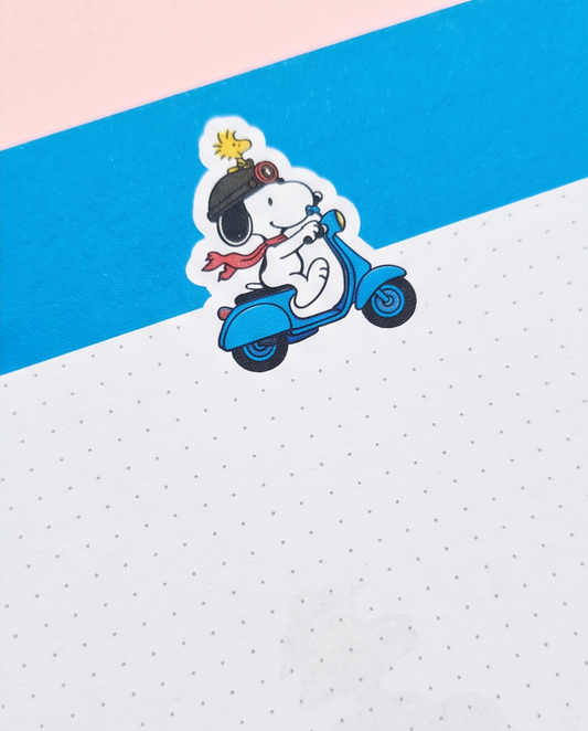 Blue Puppy-Inspired Notepad | Desk Essential & Back-to-School Must-Have