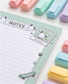 Pochacco-Inspired Notepad | Cute Kawaii Desk Essential for School, Work & Everyday Planning