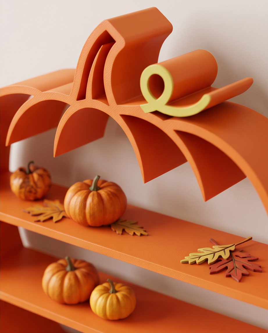 Pumpkin Decorative Shelf