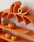 Pumpkin Decorative Shelf
