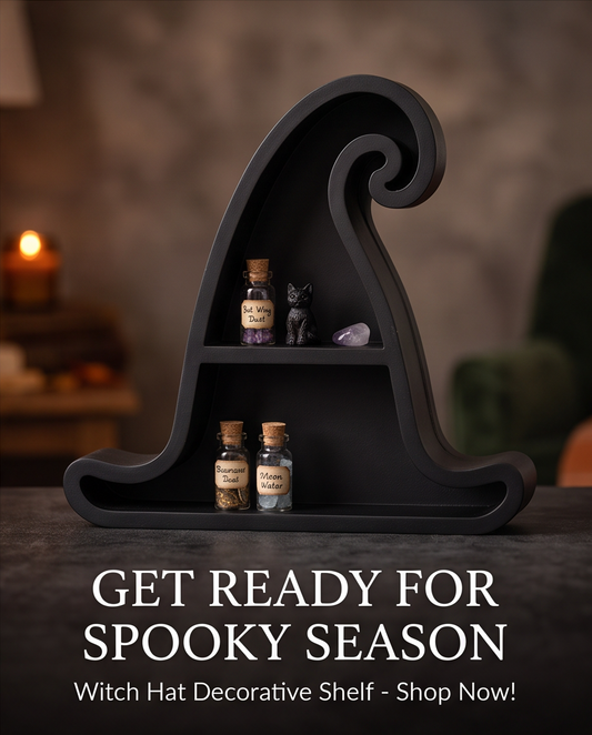 Witch's Hat Halloween Decorative Shelf