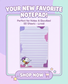 Pirate Snoopy Purple Lined Notepad | Cute Peanuts Writing Pad for School, Office & Journaling