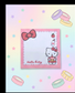 Red Hello Kitty Bloc Notepad | Cute Kawaii Memo Pad for School, Office & Everyday Notes