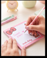 Red Hello Kitty Bloc Notepad | Cute Kawaii Memo Pad for School, Office & Everyday Notes