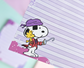 Pirate Snoopy Purple Lined Notepad | Cute Peanuts Writing Pad for School, Office & Journaling