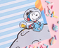 Snoopy Lined Astronaut Notepad