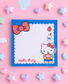 Blue Hello Kitty Bloc Notepad | Cute Kawaii Memo Pad for School, Office & Everyday Planning