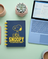 3D Printed Beagle Character Notebook Cover – Playful Cartoon Journal & Planner Cover  with 60 pages A5 Lined Paper