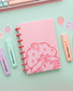Strawberry Shortcake Inspired 3D Printed Notebook Cover with Lined Paper | Cute Strawberry Journal
