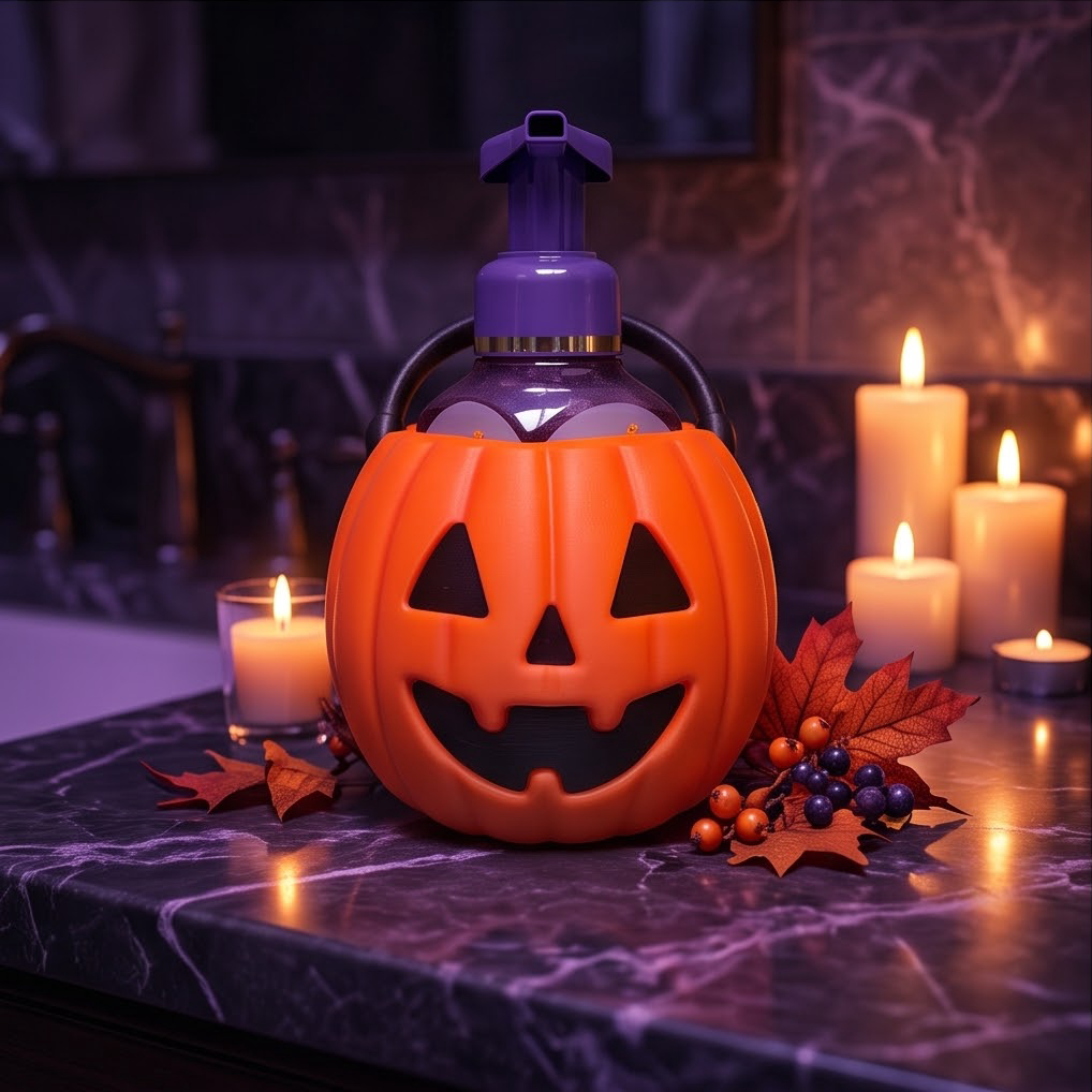 Pumpkin 3D Printed Soap Holder for Bath & Body Works Soap