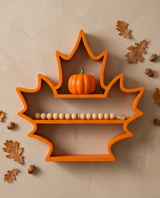 Maple Leaf Decorative Shelf