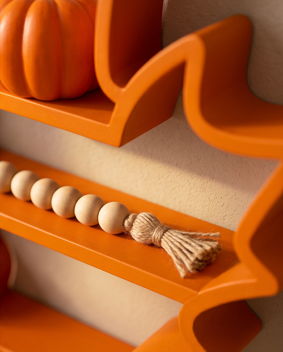 Maple Leaf Decorative Shelf