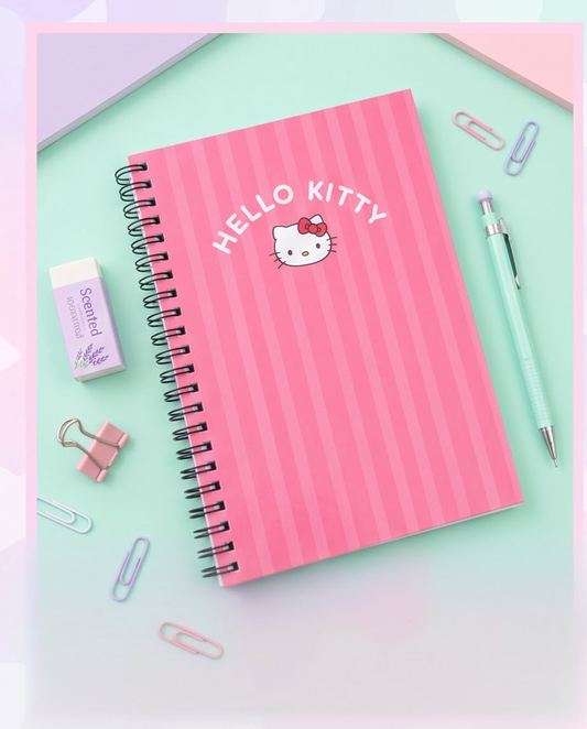 Hello Kitty Undated Planner – Cute Kawaii Daily Planner for Organization, Journaling & Goals