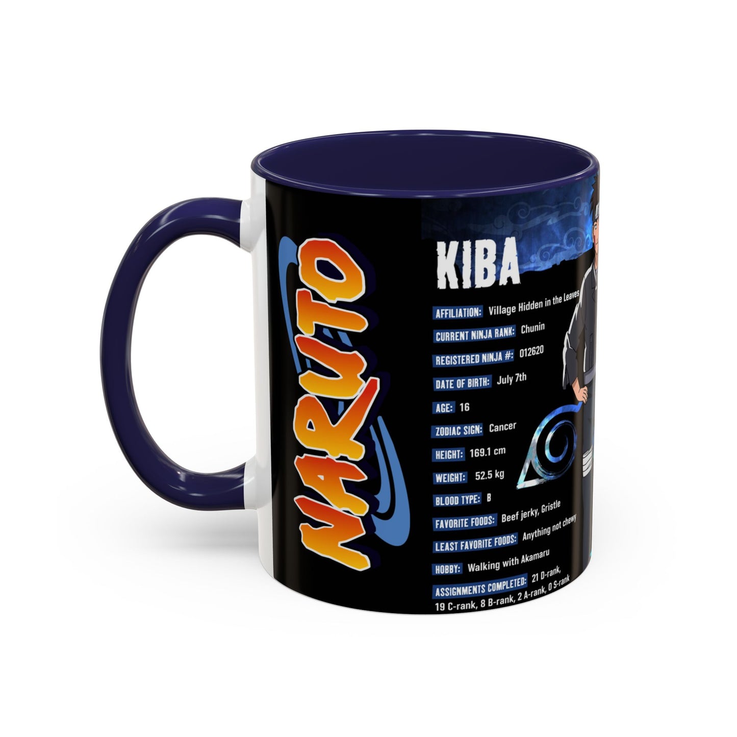 Kiba Collage Coffee Mug | Naruto Shippuden Design (11/15oz)
