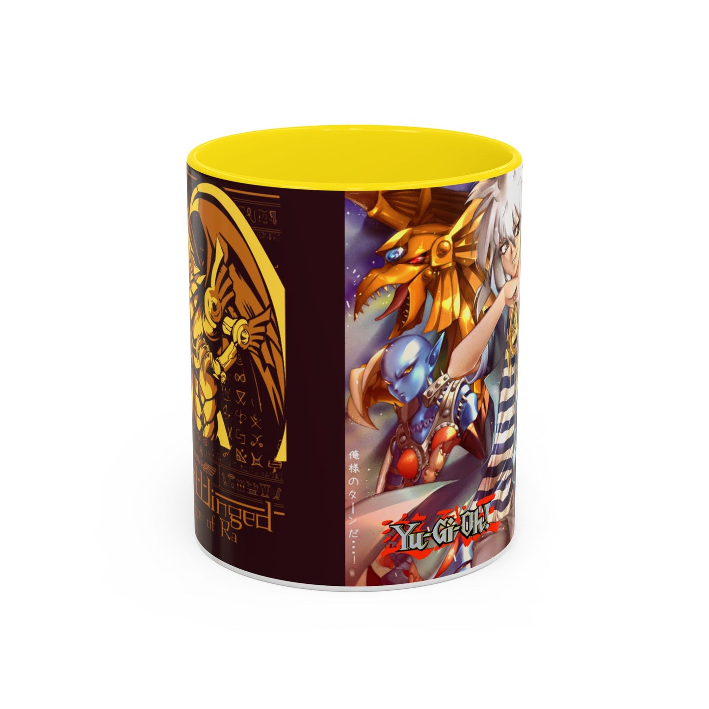 Yu-Gi-Oh! Art Accent Coffee Mug | Pharaonic and Shadi Design (11/15oz)