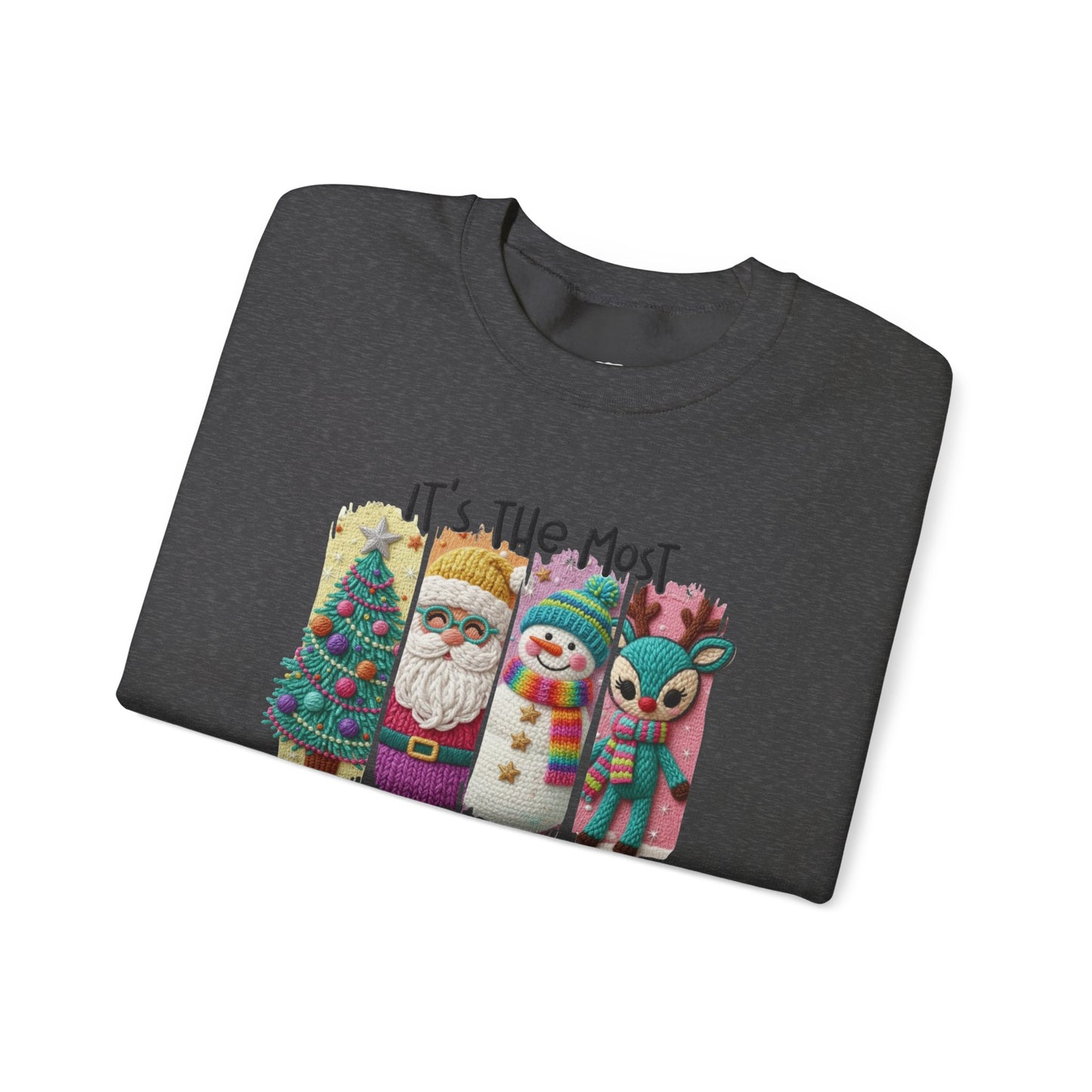 Whimsical Christmas Characters Tee | Santa Snowman Reindeer Holiday Shirt
