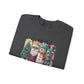 Whimsical Christmas Characters Tee | Santa Snowman Reindeer Holiday Shirt