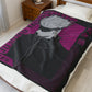 Satoru Gojo Graphic Velveteen Blanket | Anime Character Throw