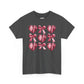 Pink Sequin Hearts & Bows T-Shirt | Valentine Heart Pattern Tee