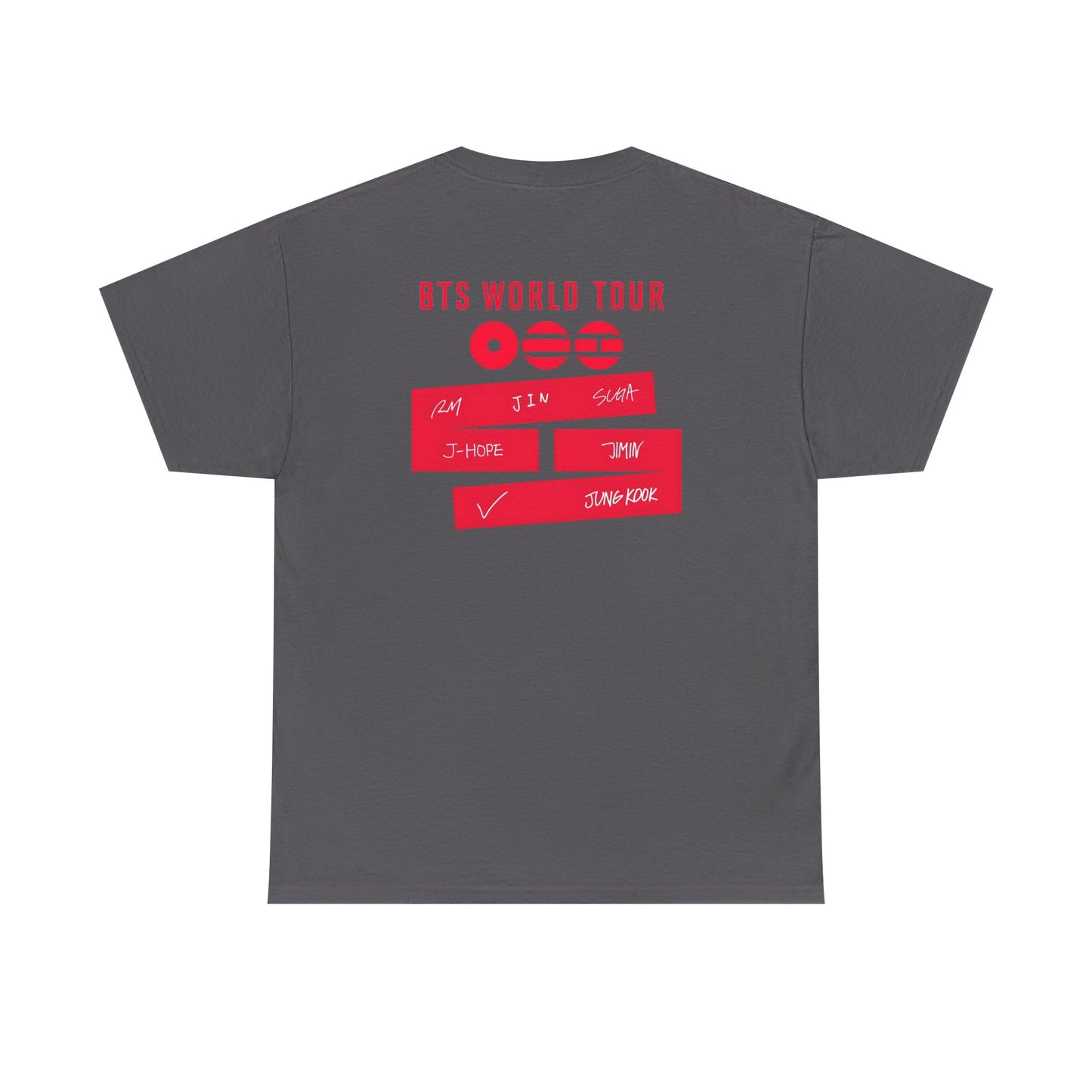 BTS World Tour Jin Photo Tee | K-Pop Band Shirt