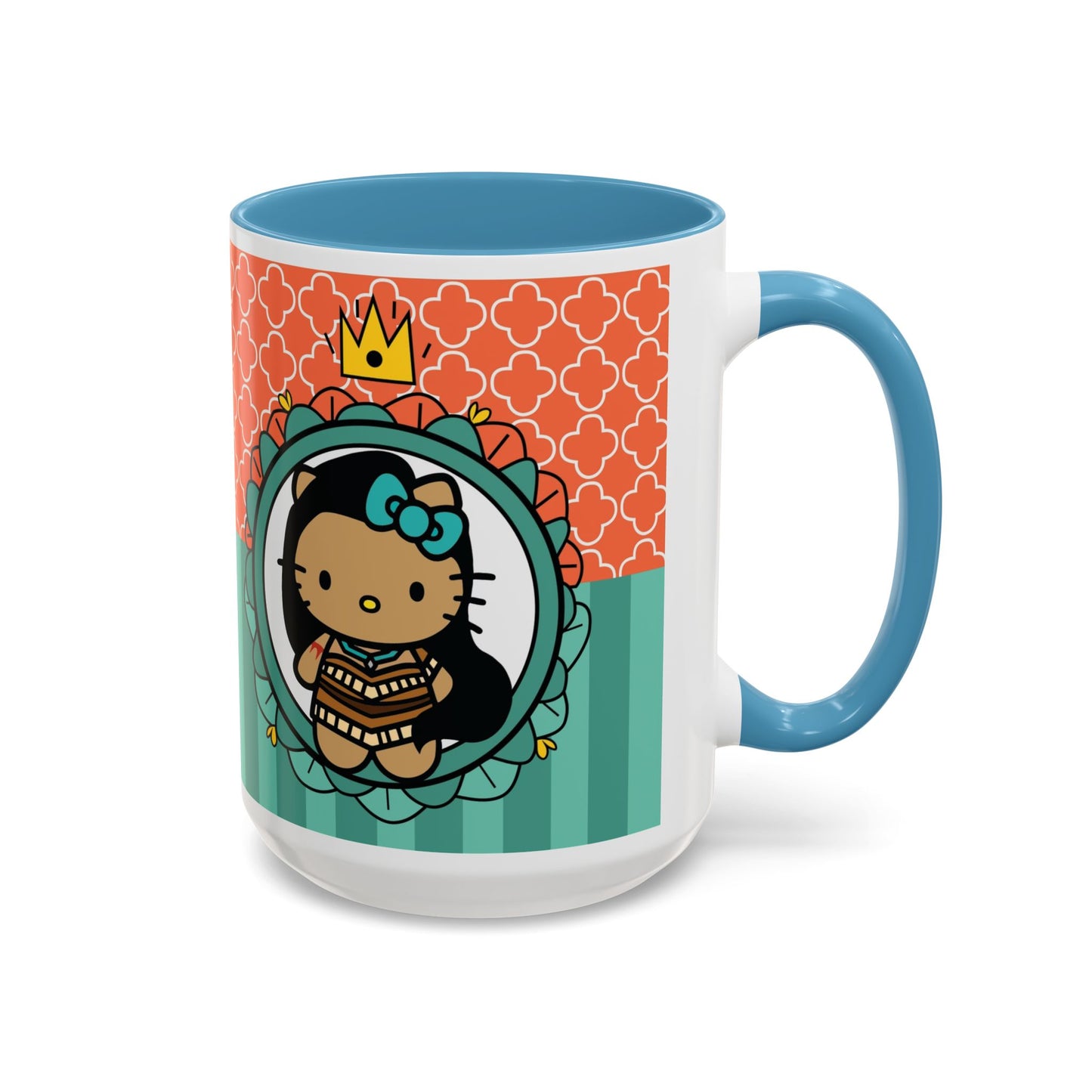 Kawaii Princess Girl Illustration Mug | Accent Coffee Mug 11oz 15oz