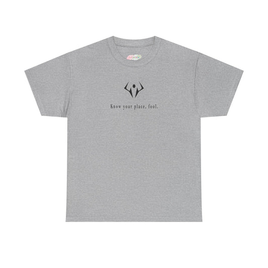 Minimalist Lotus Symbol tee | small centered spiritual graphic