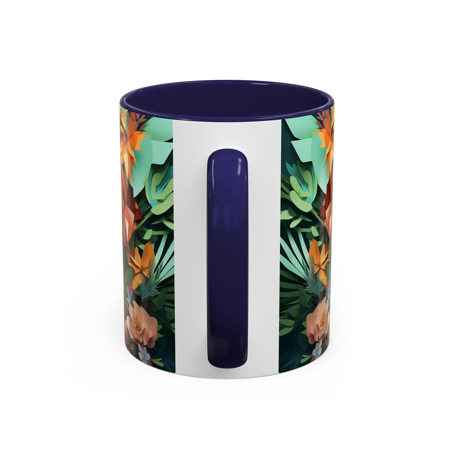 Vizsla Floral Accent Coffee Mug — Dog Portrait Botanical 11/15oz
