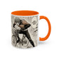 Mumen Rider Comic Panel Coffee Mug  Anime Hero Bike Design (11/15oz)