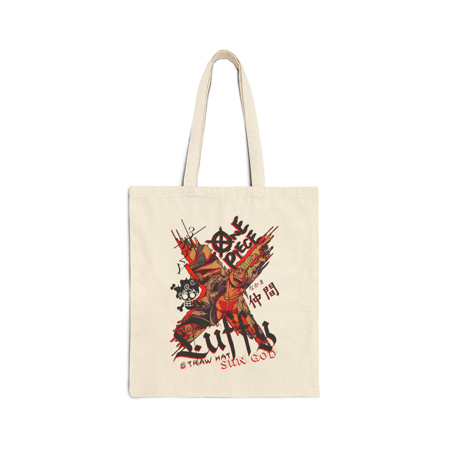 Canvas Tote Bag — Vintage Punk Graphic 'Life' Street Art Design