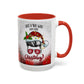 Just a Girl Who Loves Christmas Skull Mug | Accent Coffee Mug 11oz/15oz